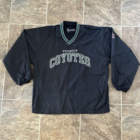 Vintage Y2K NHL Phoenix Coyotes Spotlight Reversible Jacket Pullover Size XL - Picture 1 of 15
